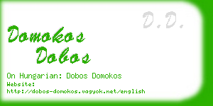 domokos dobos business card